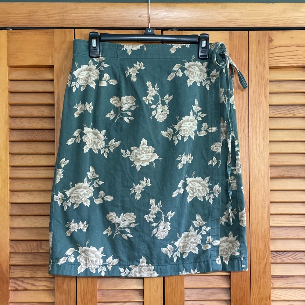 Vintage Marsh Landing Cotton Wrap Skirt